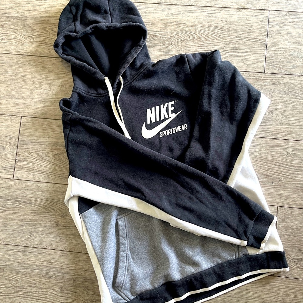 Nike Sportswear tri-coloured hoodie